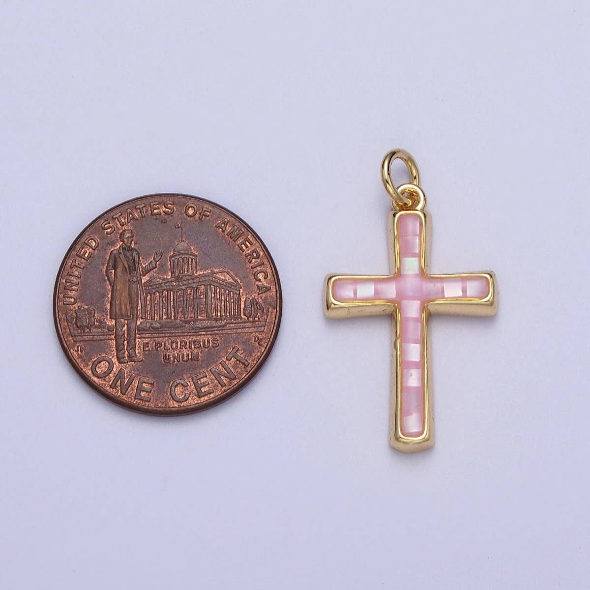 24K Gold Filled Religious Blue