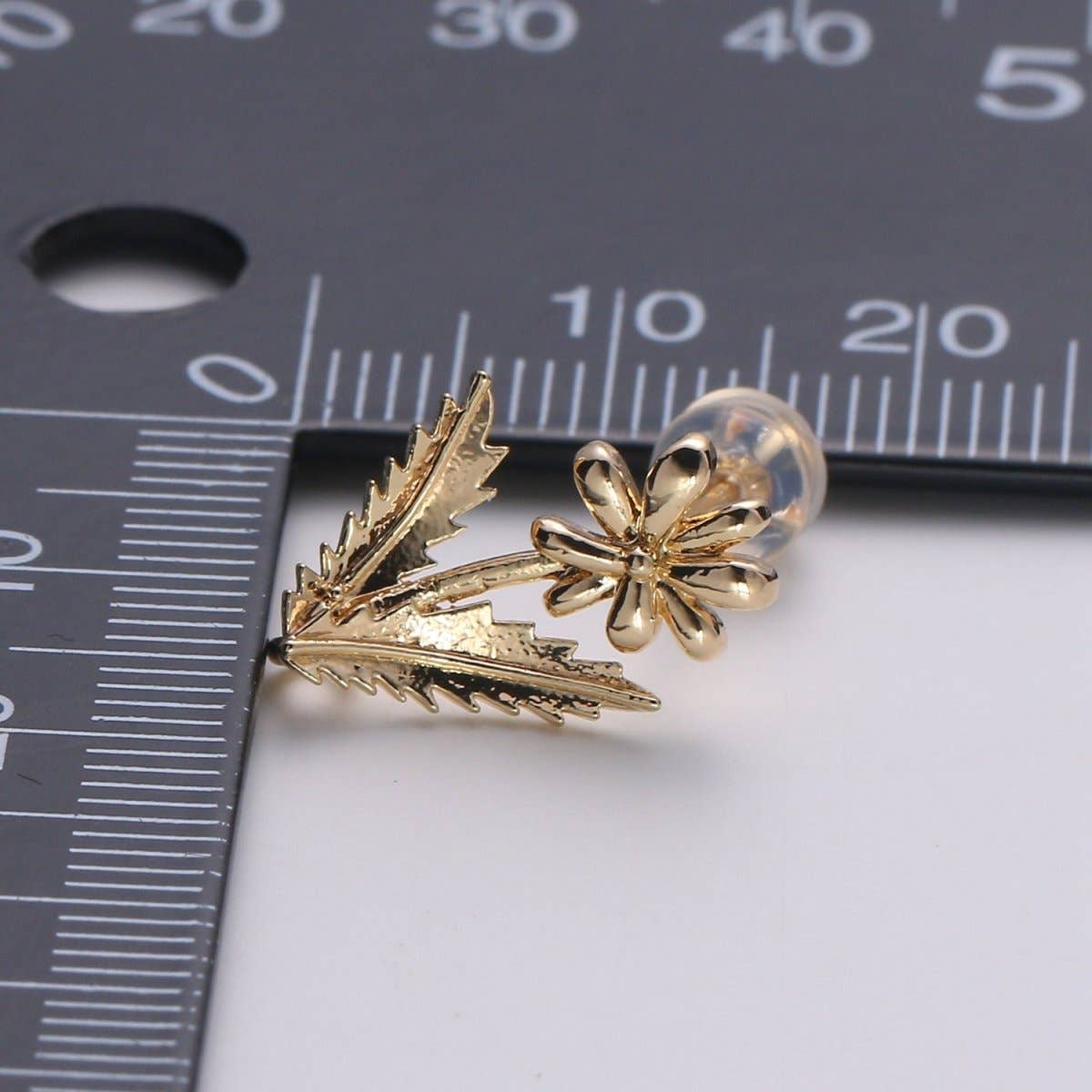 Pair Flower Gold Filled Studs