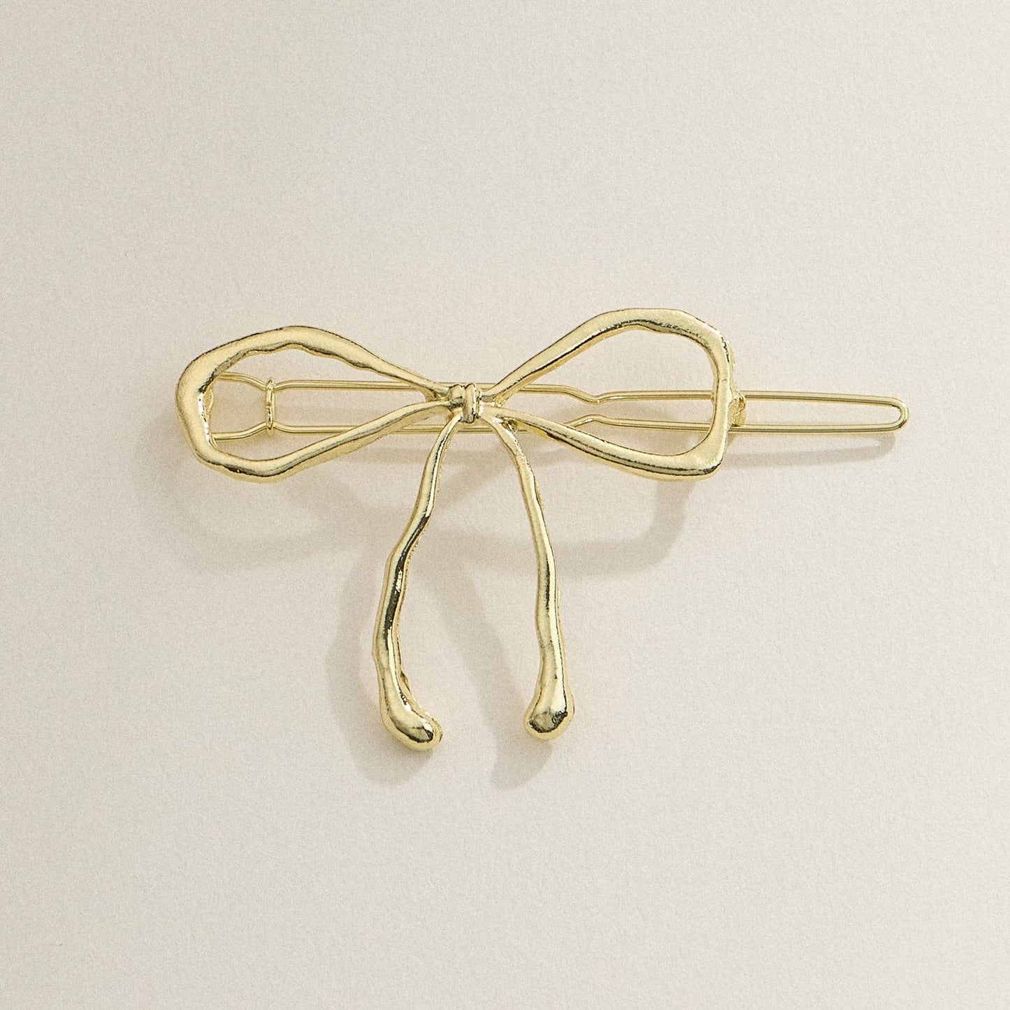 Metal BoW Hair Claw Clip