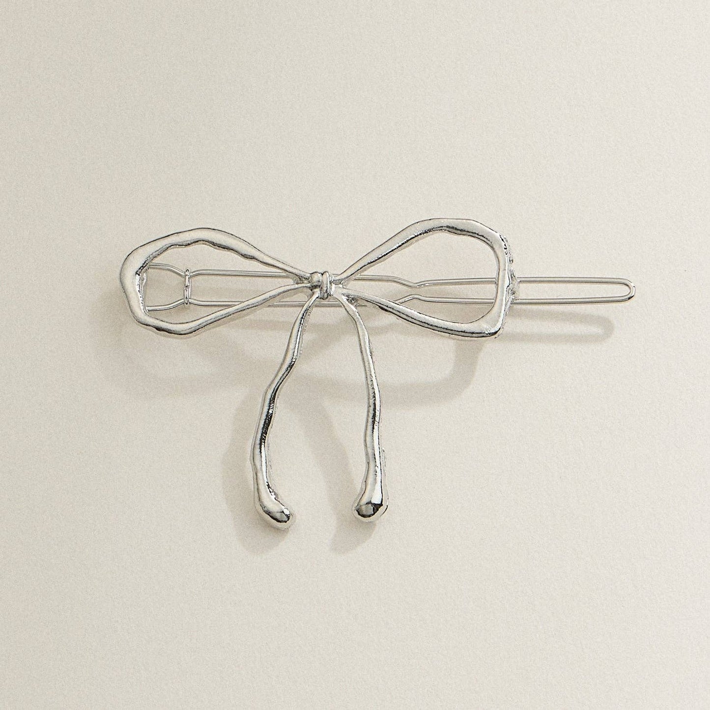 Metal BoW Hair Claw Clip