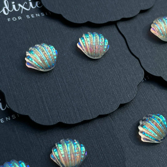 Seashells in Iridescent Ripples